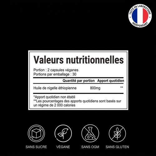 Graine de nigelle éthiopienne