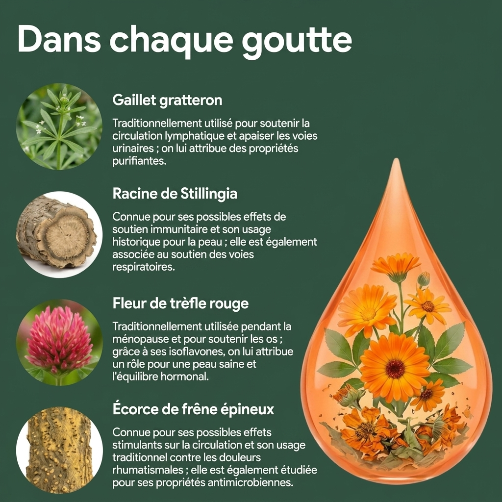 Gouttes de drainage lymphatique