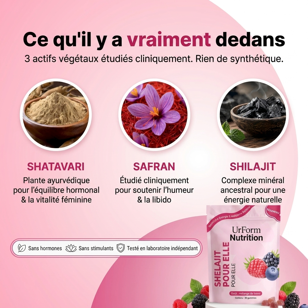 Shilajit Gummies Pour Elle
